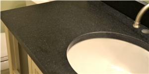 China Black Galaxy Shanxi Black Granite Polished Vanity Top,Bathroom Countertops,Custom Vanity Tops