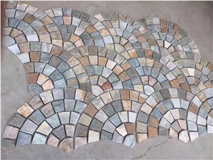 Cheap Multicolor Flagstone for Outdoor Paving, Walkway