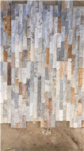 Grey Multicolor Slate Cultued Stone, Stacked Stone, Ledge Stone Natural Wall Cladding