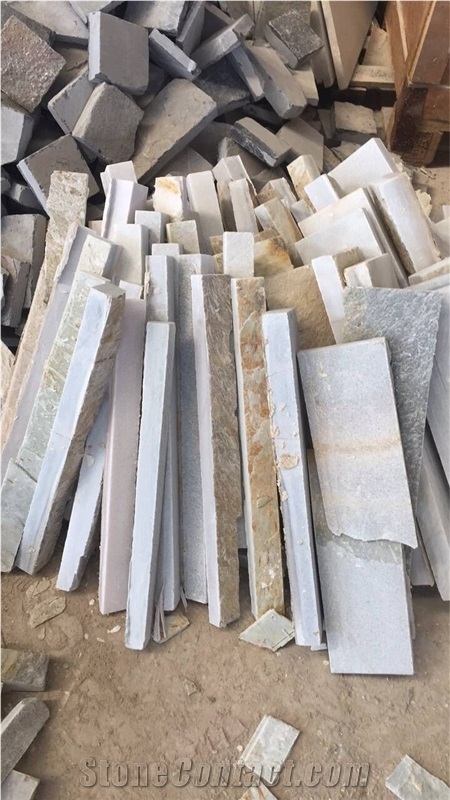 Grey Multicolor Slate Cultued Stone, Stacked Stone, Ledge Stone Natural Wall Cladding