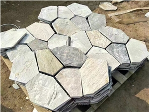 Grey Slate Flagstone for Paving and Walkway