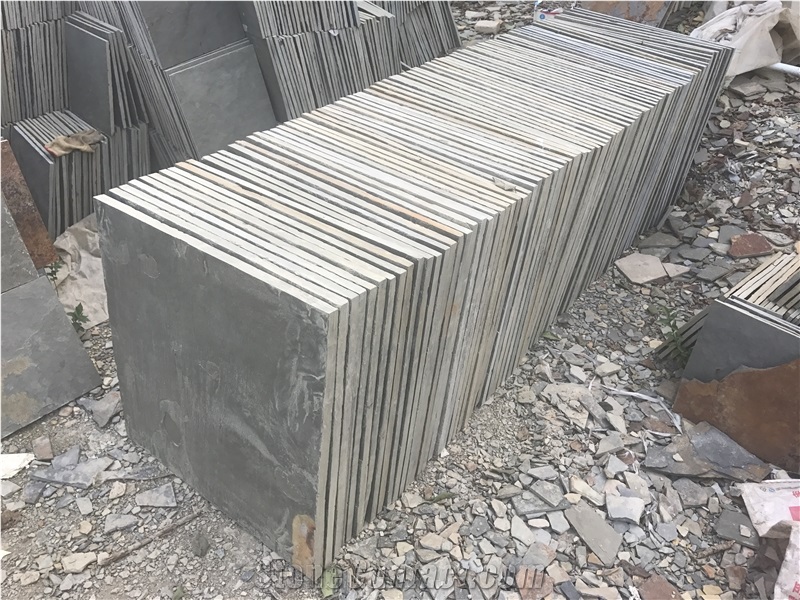 Grey Slate Flooring Tiles Slate Coverings