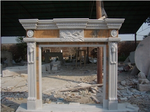 Marble Fireplace Mantel Surround