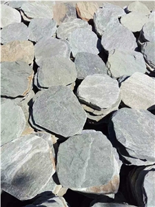 Tumbled Slate Stepping Stone Garden Paver Round Shape