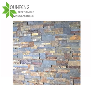 On Sale Multicolor/Golden Rusty Slate Ledgestone,Cultural Stone