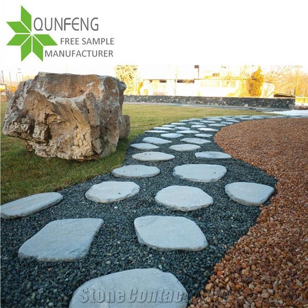 Popular Chinese Black Slate Flagstone Tiles for Stepping Stone for Garden