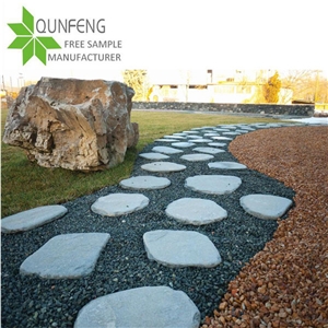 Popular Chinese Black Slate Flagstone Tiles for Stepping Stone for Garden