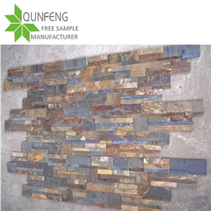 Popular S Shape Slate Wall/Slate Walling,Slate Tiles,Slate Veneer Stone for Cladding
