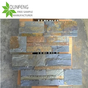 Popular S Shape Slate Wall/Slate Walling,Slate Tiles,Slate Veneer Stone for Cladding