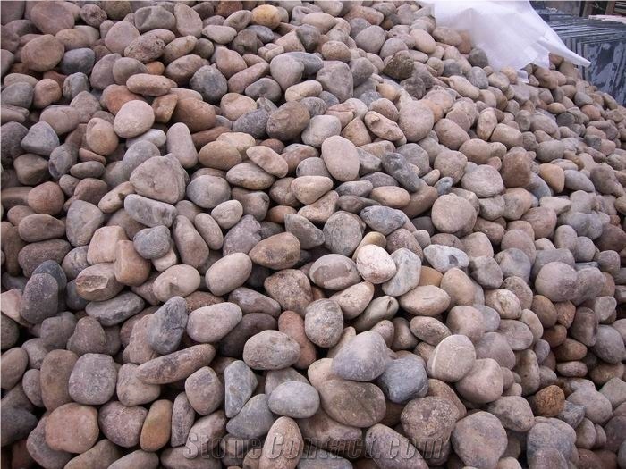 Big Natural River Unpolished Pebble Stone, Garden Walkway River Stone