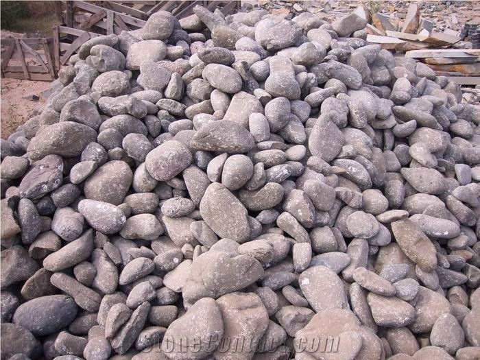 Big Natural River Unpolished Pebble Stone, Garden Walkway River Stone