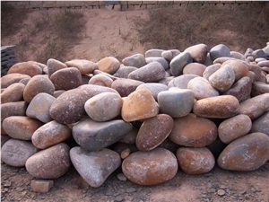 Big Natural River Unpolished Pebble Stone, Garden Walkway River Stone