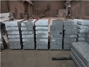 China Cheap Popular G603 Curbstone, Grey Curbstone, Curbs, Kerbs, G603 Light Grey Granite Road Stone, Side Stone,