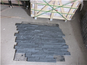 China Natural Black Slate Stone Split Face, Culture Slate Veneer, Nero Black Slate Culture Stone Tiles, Wall Decor Ledger Panel, Loose Stone China Natural Black Slate Stone Split Face, Culture Slate Veneer, Nero Black Slate Culture Stone Tiles, Wall Decor Ledger Panel, Loose Stone
