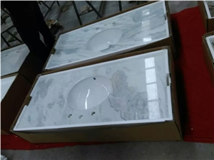 Dream White Onyx Bath Tops, China White Onyx Bath Countertop, Lady Dream White Onyx Bath Tops