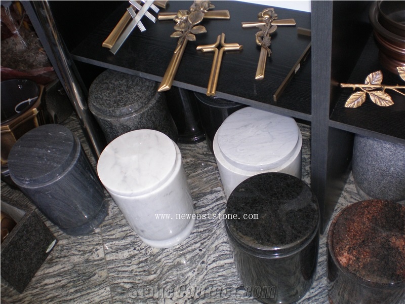 Fangshan White Marble,Fangshan Gaozhuang White Jade,Fangshan Gaozhuang White Marble Wholesale Funeral Urns for Human Ashes