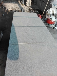 Flamed G654 Granite Tiles & Slabs, China Impala Black, Padang Dark Granite Floor Tile, Floor Covering, Dark Grey Granite
