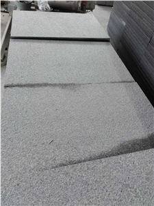 Flamed G654 Granite Tiles & Slabs, China Impala Black, Padang Dark Granite Floor Tile, Floor Covering, Dark Grey Granite