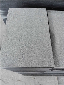 Flamed G654 Granite Tiles & Slabs, China Impala Black, Padang Dark Granite Floor Tile, Floor Covering, Dark Grey Granite