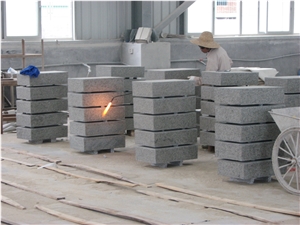 G603 Curbstones，Sesame White Silver White Star White Bianco White Kerb Stone, Light Grey Granite Road Stone,Kerbstone for Landscape