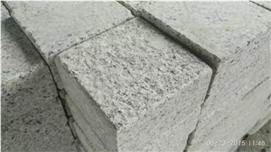 G603 Paving Stone, Exterior Landscaping Stones Walkway Stepping Cobble, Granite Flamed Cobblestone G603, Grey Granite Cobblestone