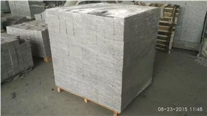 G603 Paving Stone, Exterior Landscaping Stones Walkway Stepping Cobble, Granite Flamed Cobblestone G603, Grey Granite Cobblestone