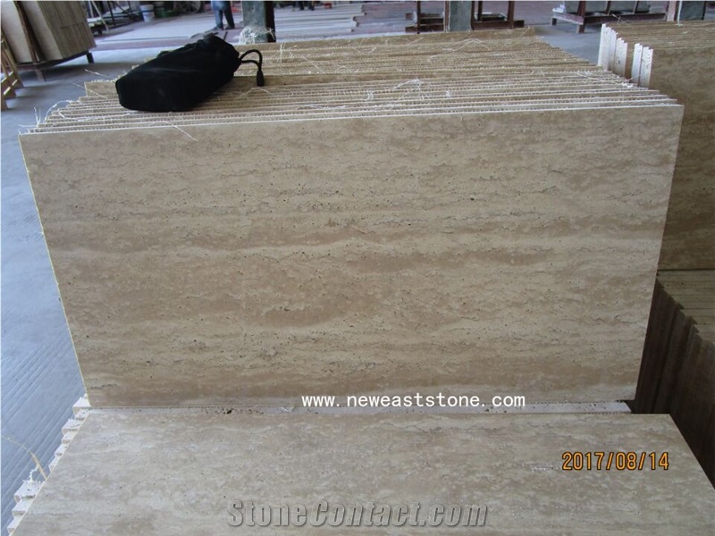 Turkey Light Beige Honed Travertine Turkish Classic Light Cream Filled Travertine Stone Wall Tiles and Floor Tile Price