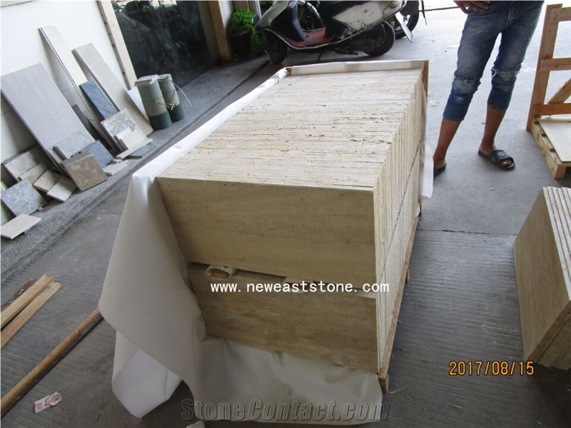 Turkey Light Beige Honed Travertine Turkish Classic Light Cream Filled Travertine Stone Wall Tiles and Floor Tile Price