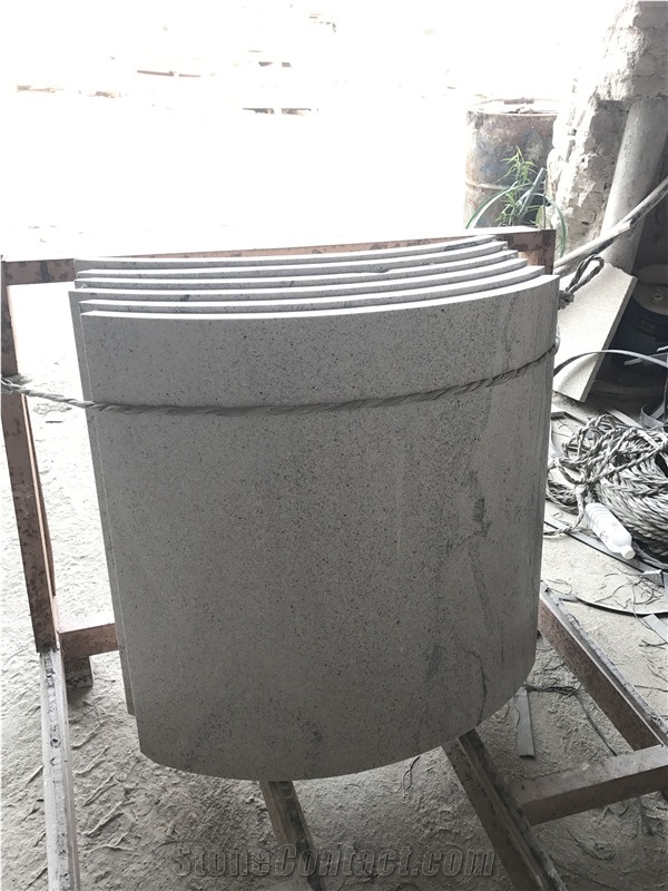 China Viscount White Granite Columns,Fantasy White Granite Outdoor /Indoor Column