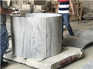 China Viscount White Granite Columns,Fantasy White Granite Outdoor /Indoor Column