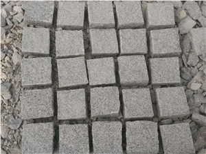 G603 Grey Granite Cube Stone & Pavers, Granite Cobble, Granite Natural Split Cobblestone for Exterior Garden Stepping
