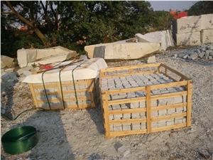G603 Grey Granite Cube Stone & Pavers, Granite Cobble, Granite Natural Split Cobblestone for Exterior Garden Stepping