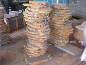 Basalt / Natural Stone / Stepping Stone / Pavers/ Garden Stepping Pavement / Flamed