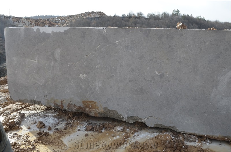 Sicilia Grey Marble Block, Turkey Grey Marble