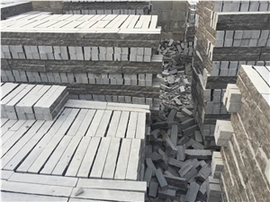 Blue Limestone Floor Pavers, Road Stone Natural Split Finished,Customized Landscaping Exterior Blue Limestone Side Stone, Natural Split Cubestone