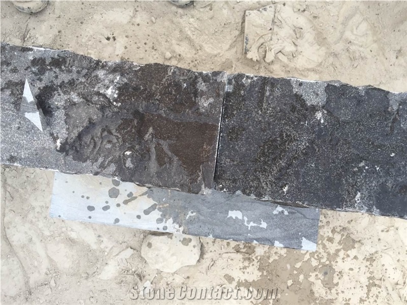 Blue Limestone Floor Pavers, Road Stone Natural Split Finished,Customized Landscaping Exterior Blue Limestone Side Stone, Natural Split Cubestone