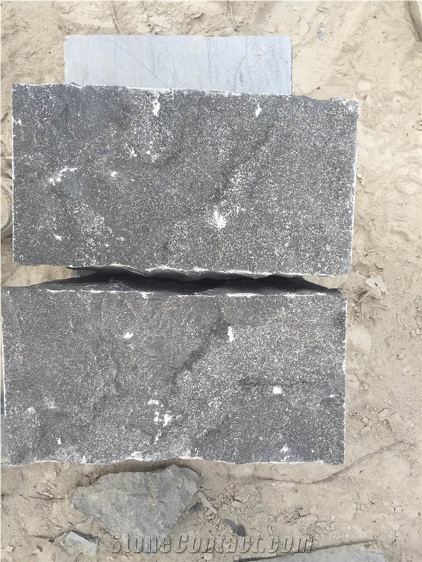 Blue Limestone Floor Pavers, Road Stone Natural Split Finished,Customized Landscaping Exterior Blue Limestone Side Stone, Natural Split Cubestone