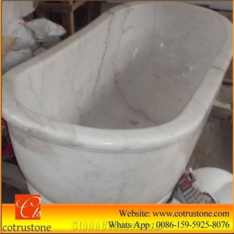 Guangxi White Bath, Marble Bathtubs,Natural Stone Bath Tub,Hotel Bathtub,House Bath Tub,Villa Bath,Marble Stone Bath