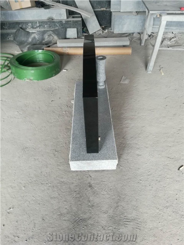 Shanxi Black Monument & Tombstone, Ghana Tombstone Africa Tombstone Monument, China Absolute Black Granite Tombstone, Memorial Monument
