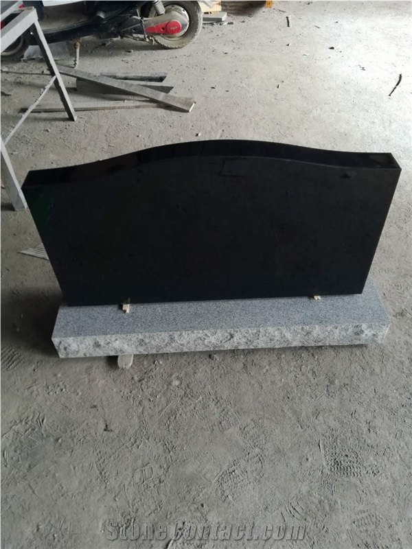 Shanxi Black Monument & Tombstone, Ghana Tombstone Africa Tombstone Monument, China Absolute Black Granite Tombstone, Memorial Monument