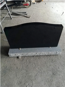 Shanxi Black Monument & Tombstone, Ghana Tombstone Africa Tombstone Monument, China Absolute Black Granite Tombstone, Memorial Monument