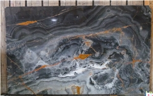 Black Onyx Nero Onyx Black Gold Onyx Spray Tile for Wall /Floor/Counter Top