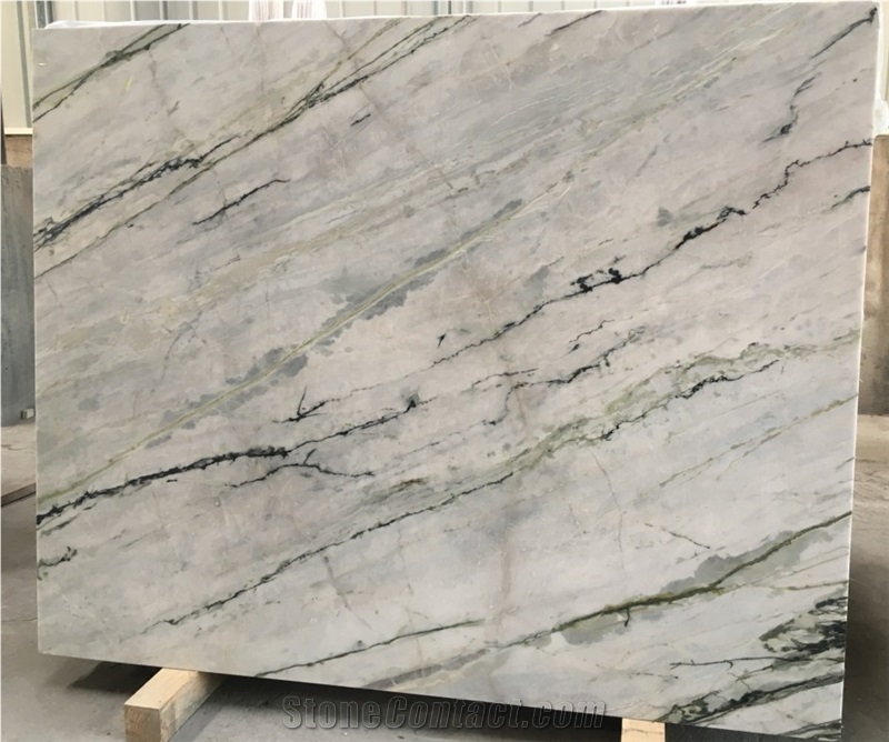 Blue Orchid Marble Pattern,Marble Opus Pattern,Wall Covering,White Iwth Green Vein,Spider Green