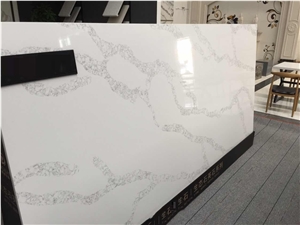 Calacatta Quartz, Big Slabs Flat Edge, Eased Edge, Beveled Edge, Kitchen Countertops, Bar Tops, Custom Worktops, Island Top