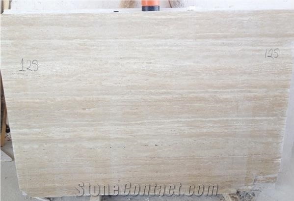 Factory Supply White Travertine Stone Flooring Tile