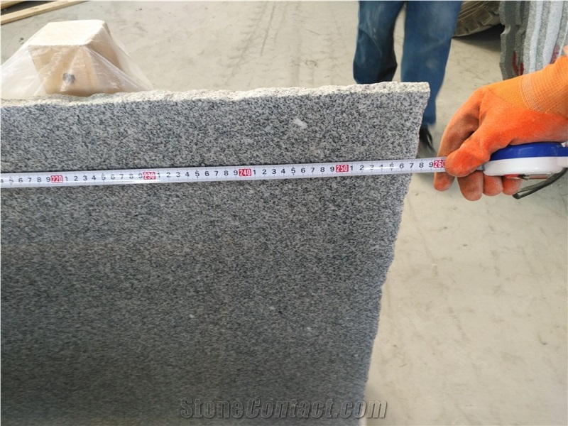 Chinese Cheap Grey Hubei G603 Grey Sardo,Padang White,Bacuo White,Crystal Grey,Sesame White Polished Half Slabs for Floor ,Skirting,Wall Tiles