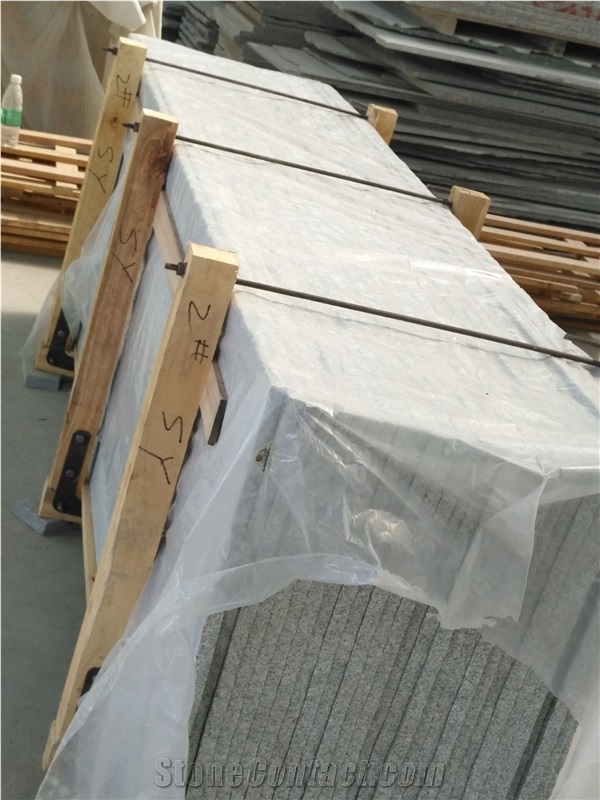 Chinese Cheap Grey Hubei G603 Grey Sardo,Padang White,Bacuo White,Crystal Grey,Sesame White Polished Half Slabs for Floor ,Skirting,Wall Tiles