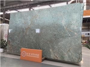China Polished Bronze Age Granite Tiles & Slabs/Tv Set Wall/Floor Covering/Large Quantity Chinese Green Granite for Project