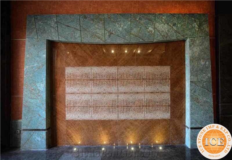 China Polished Bronze Age Granite Tiles & Slabs/Tv Set Wall/Floor Covering/Large Quantity Chinese Green Granite for Project