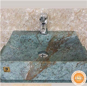 China Polished Bronze Age Granite Tiles & Slabs/Tv Set Wall/Floor Covering/Large Quantity Chinese Green Granite for Project